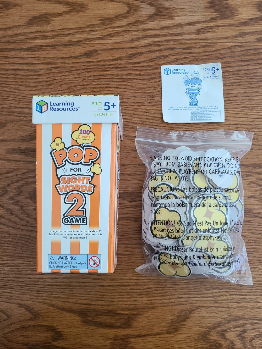 Learning Resources Pop for Sight Words 2 Game